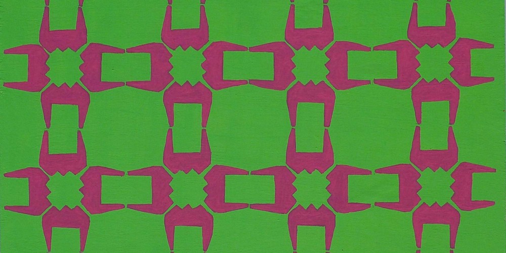 TFF, F3D N°14, vinylique, 25x25x4