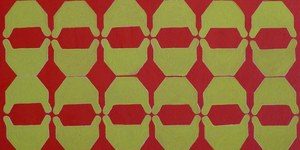 TFF, F3D N°19, vinylique, 25x25x4
