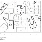 plan du dessin mural 4, 5,p