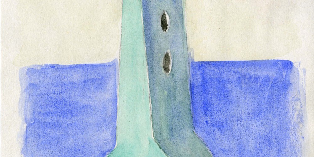 F3D N°24a, aquarelle 21x29,7cm.