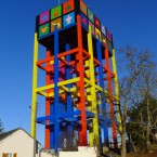 Le Château des F3D polyuréthane sur béton 40x23x15,7m